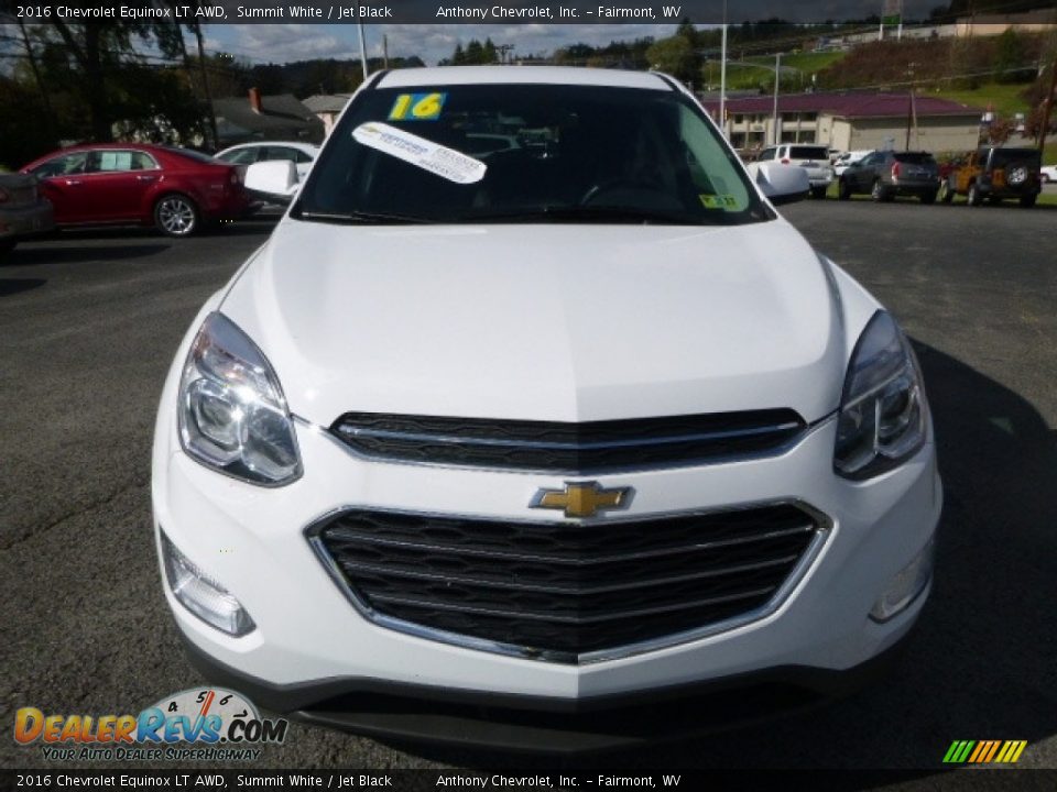 2016 Chevrolet Equinox LT AWD Summit White / Jet Black Photo #12