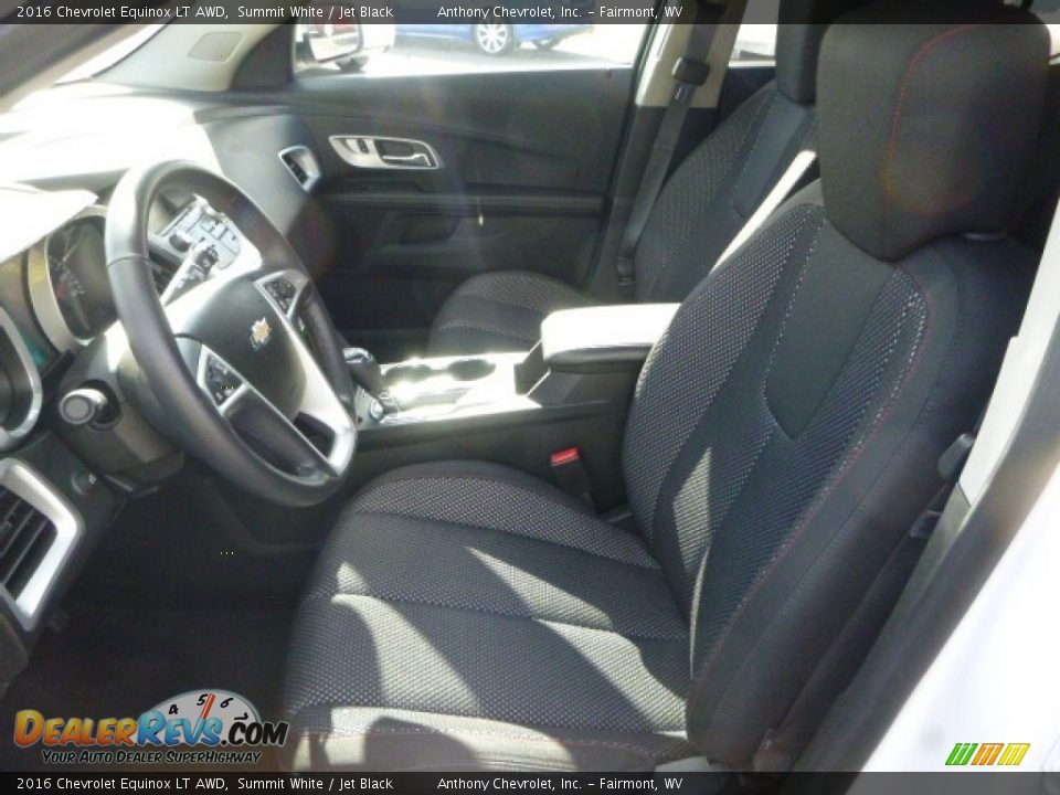 2016 Chevrolet Equinox LT AWD Summit White / Jet Black Photo #13