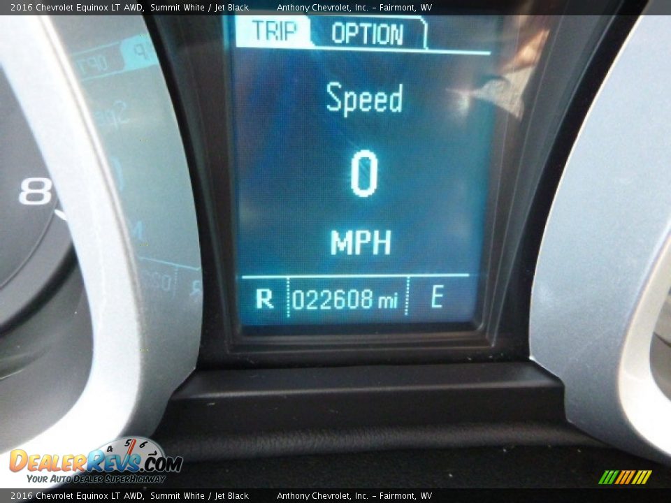 2016 Chevrolet Equinox LT AWD Summit White / Jet Black Photo #18