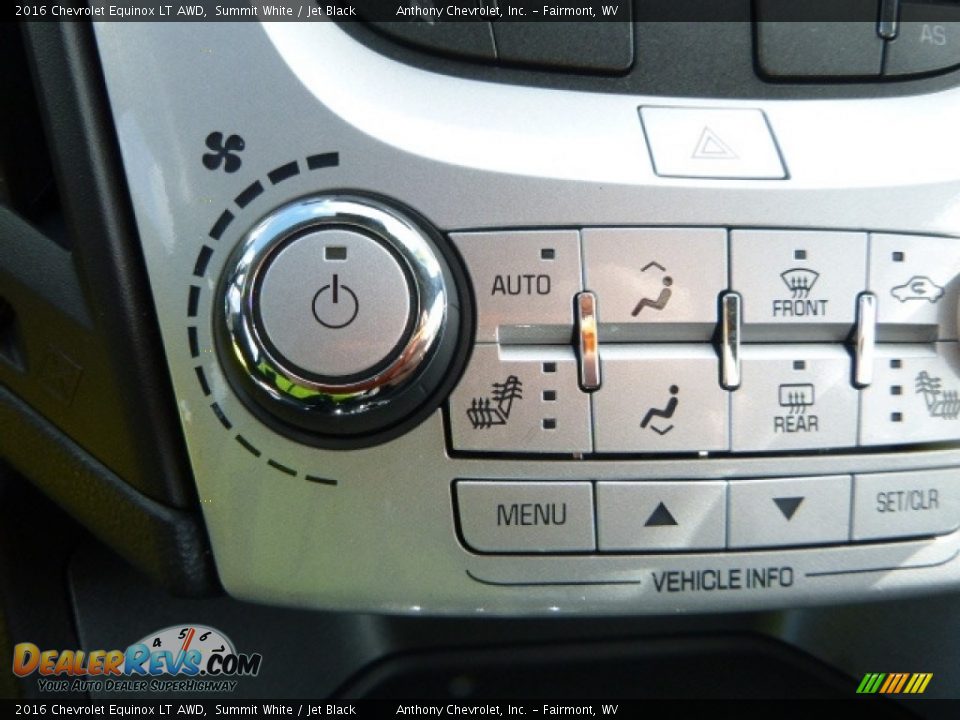 2016 Chevrolet Equinox LT AWD Summit White / Jet Black Photo #19