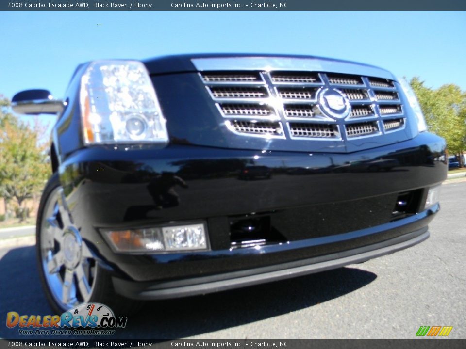 2008 Cadillac Escalade AWD Black Raven / Ebony Photo #1