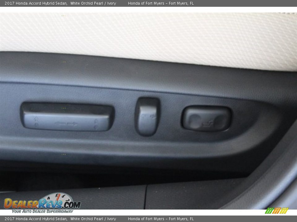 2017 Honda Accord Hybrid Sedan White Orchid Pearl / Ivory Photo #10