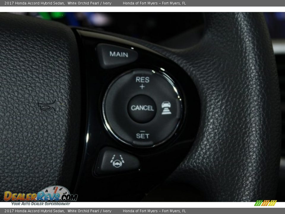 2017 Honda Accord Hybrid Sedan White Orchid Pearl / Ivory Photo #15