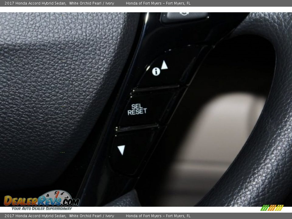 2017 Honda Accord Hybrid Sedan White Orchid Pearl / Ivory Photo #16