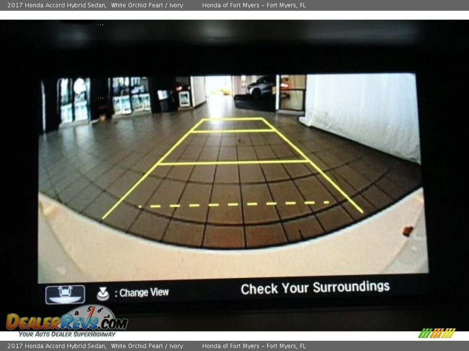 2017 Honda Accord Hybrid Sedan White Orchid Pearl / Ivory Photo #19