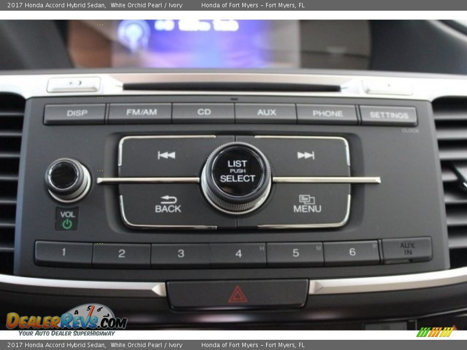 2017 Honda Accord Hybrid Sedan White Orchid Pearl / Ivory Photo #20