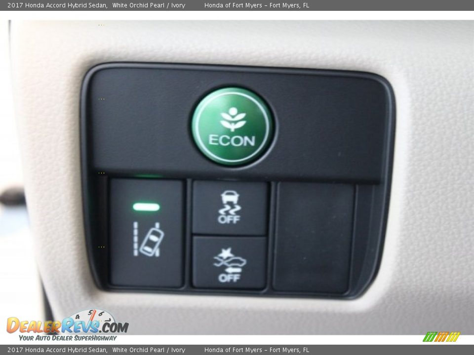 2017 Honda Accord Hybrid Sedan White Orchid Pearl / Ivory Photo #25