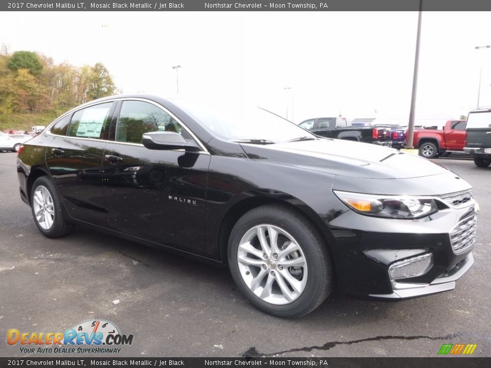2017 Chevrolet Malibu LT Mosaic Black Metallic / Jet Black Photo #3