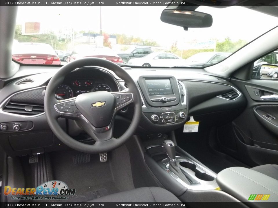 2017 Chevrolet Malibu LT Mosaic Black Metallic / Jet Black Photo #12