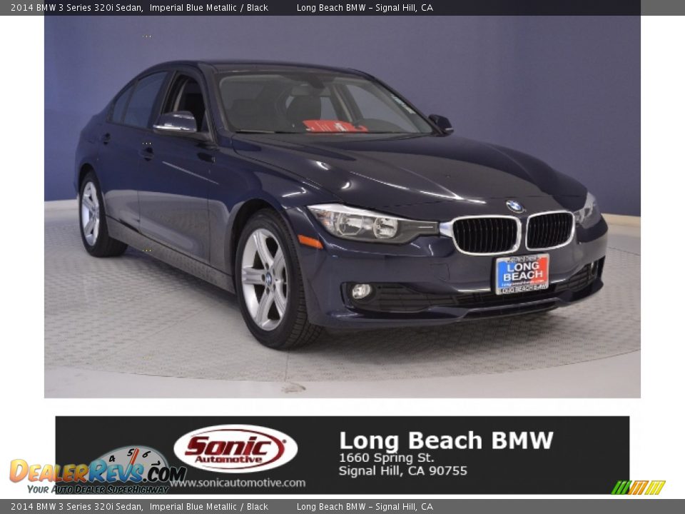 2014 BMW 3 Series 320i Sedan Imperial Blue Metallic / Black Photo #1