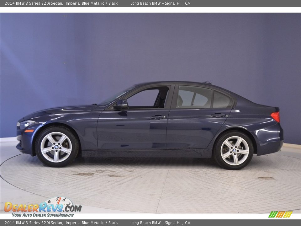 2014 BMW 3 Series 320i Sedan Imperial Blue Metallic / Black Photo #4