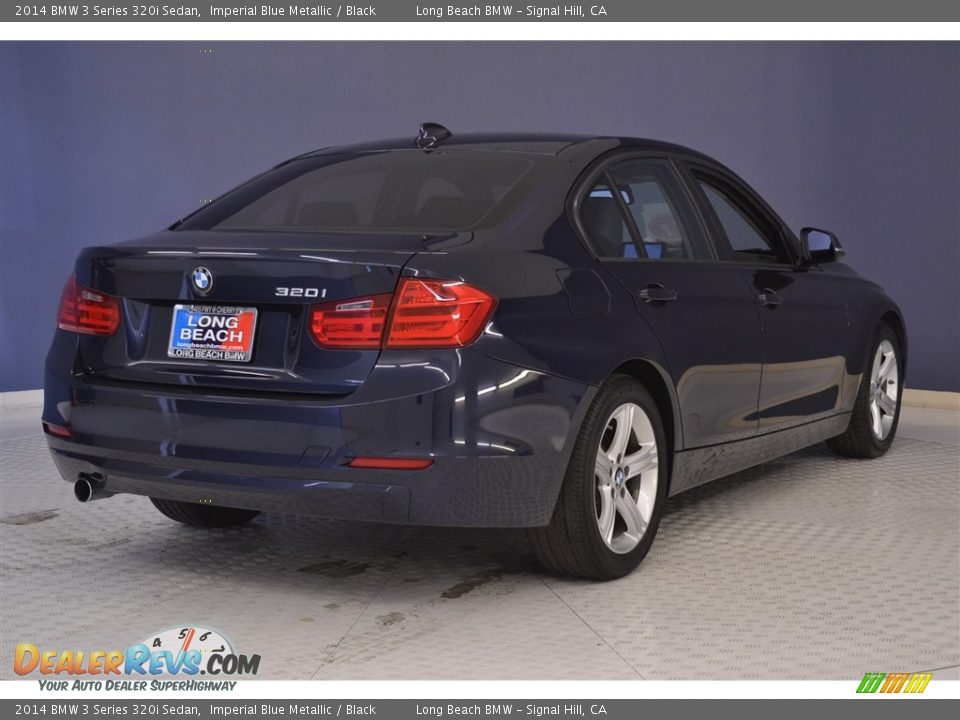 2014 BMW 3 Series 320i Sedan Imperial Blue Metallic / Black Photo #7