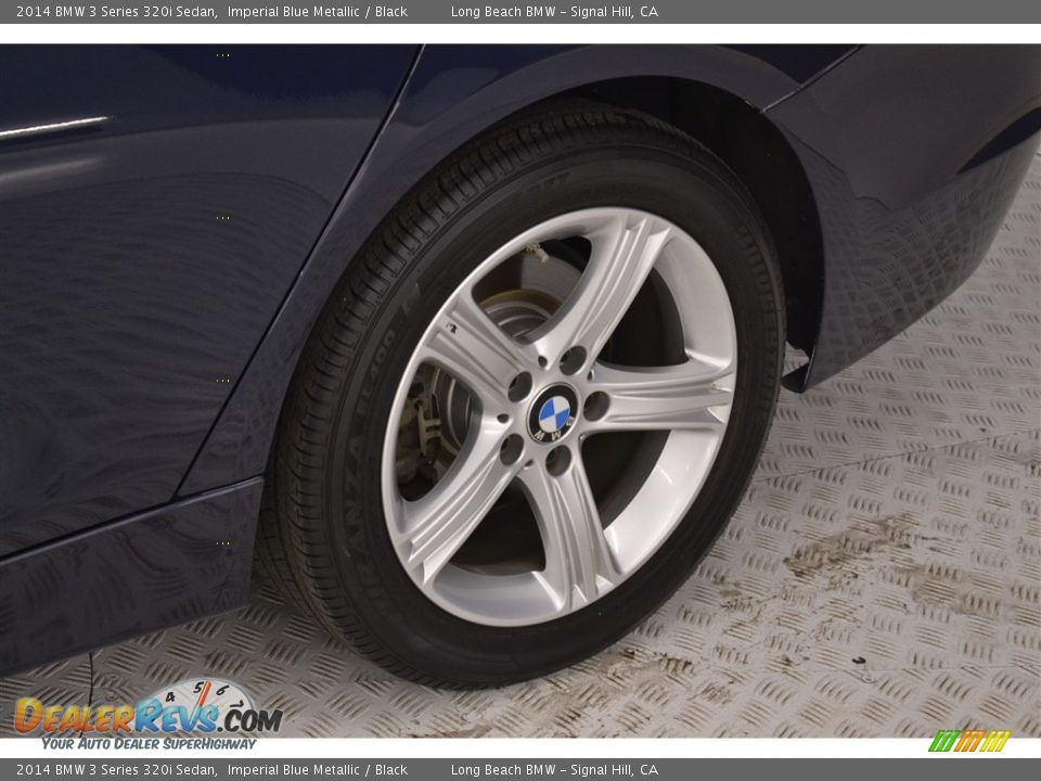 2014 BMW 3 Series 320i Sedan Imperial Blue Metallic / Black Photo #10