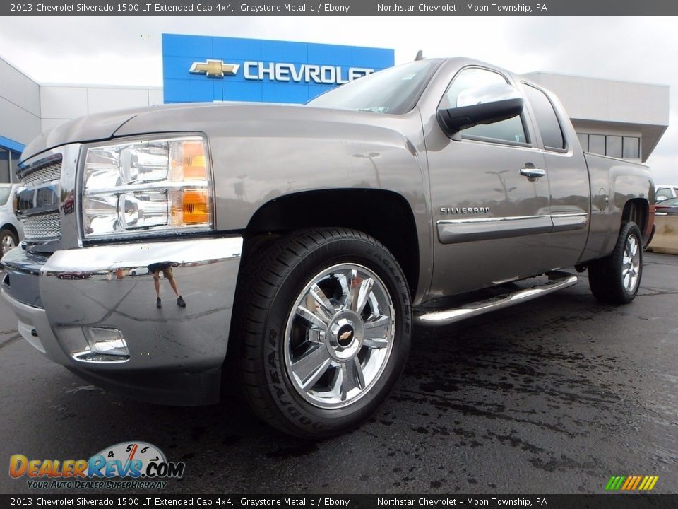 2013 Chevrolet Silverado 1500 LT Extended Cab 4x4 Graystone Metallic / Ebony Photo #2