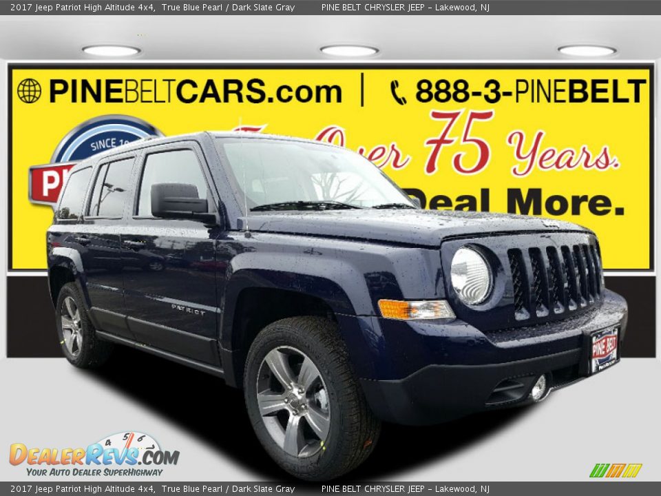 2017 Jeep Patriot High Altitude 4x4 True Blue Pearl / Dark Slate Gray Photo #1