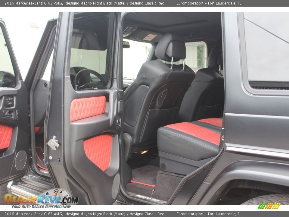 Rear Seat of 2016 Mercedes-Benz G 63 AMG Photo #18