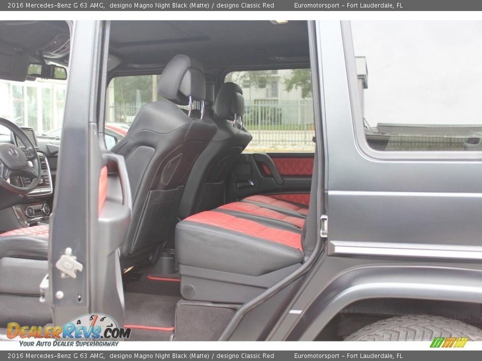 Rear Seat of 2016 Mercedes-Benz G 63 AMG Photo #19