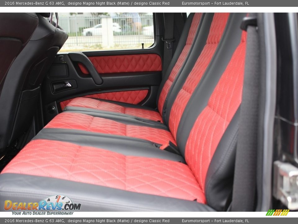 Rear Seat of 2016 Mercedes-Benz G 63 AMG Photo #24