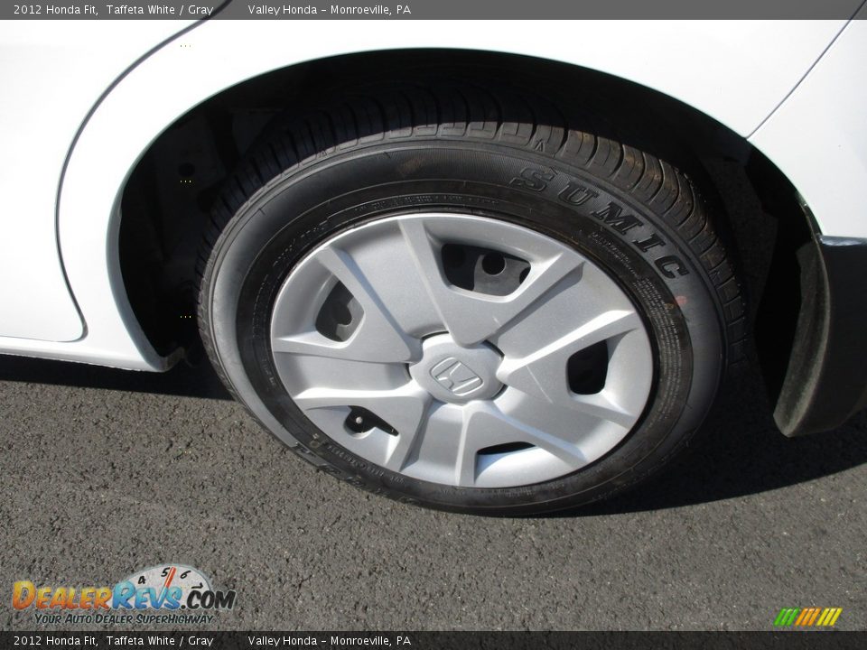 2012 Honda Fit Taffeta White / Gray Photo #3
