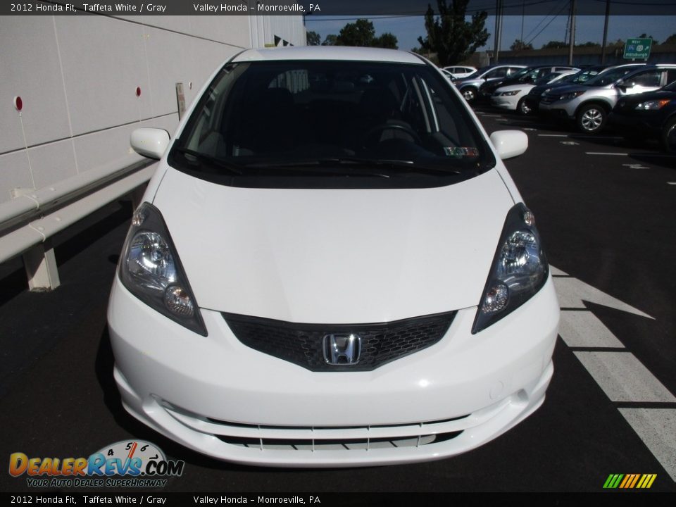 2012 Honda Fit Taffeta White / Gray Photo #8