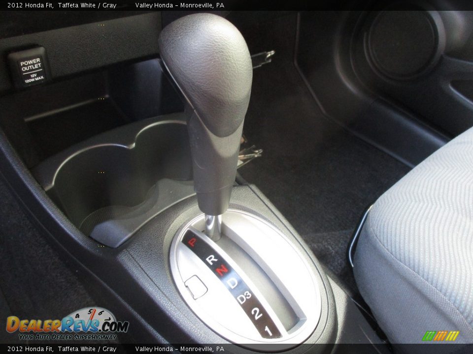 2012 Honda Fit Taffeta White / Gray Photo #14
