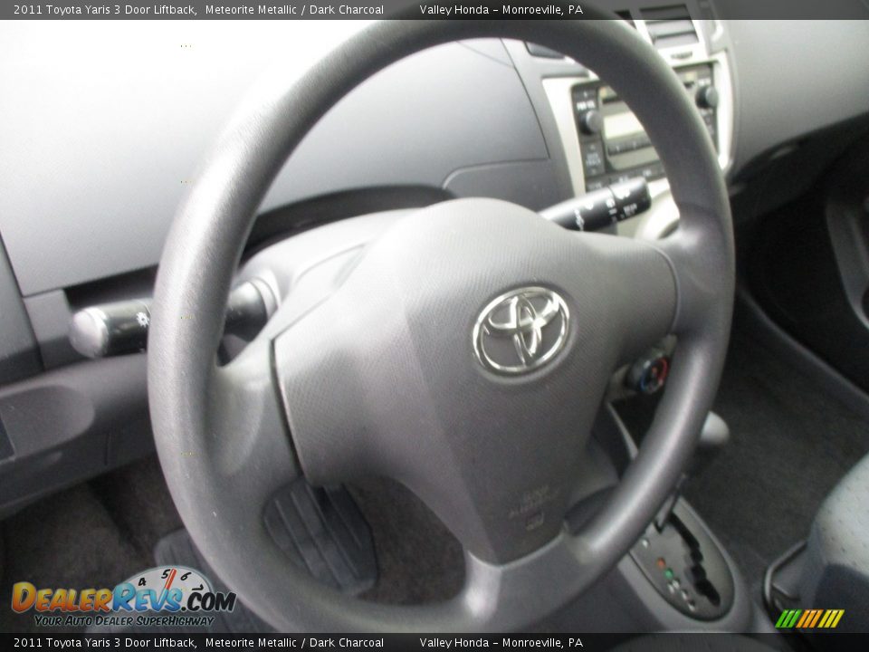 2011 Toyota Yaris 3 Door Liftback Meteorite Metallic / Dark Charcoal Photo #13