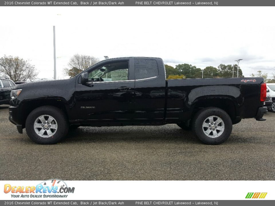 2016 Chevrolet Colorado WT Extended Cab Black / Jet Black/Dark Ash Photo #3