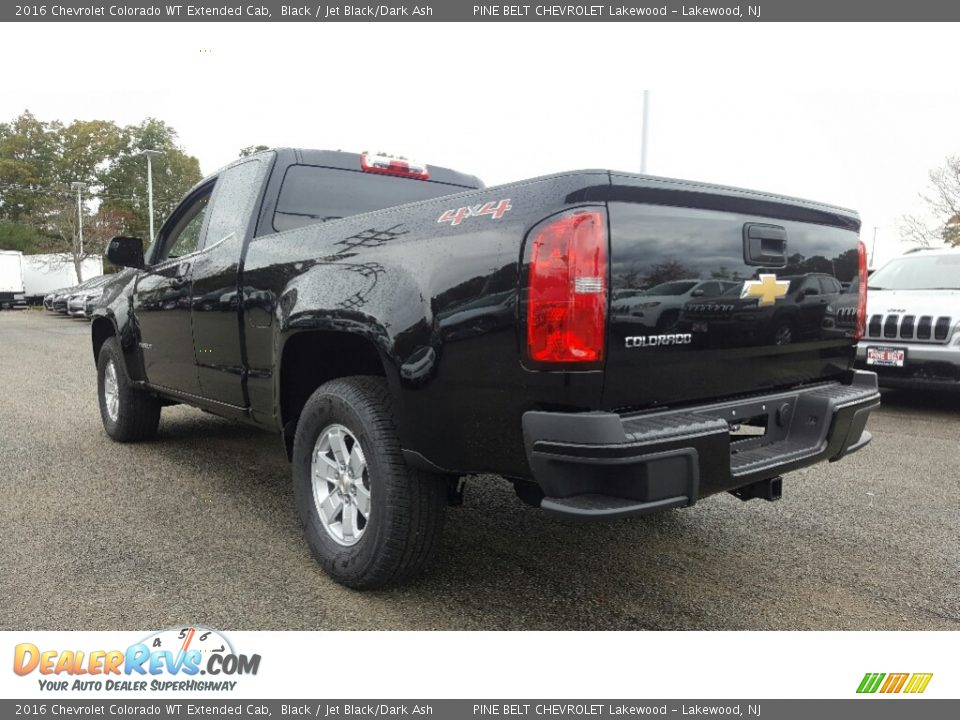 2016 Chevrolet Colorado WT Extended Cab Black / Jet Black/Dark Ash Photo #4