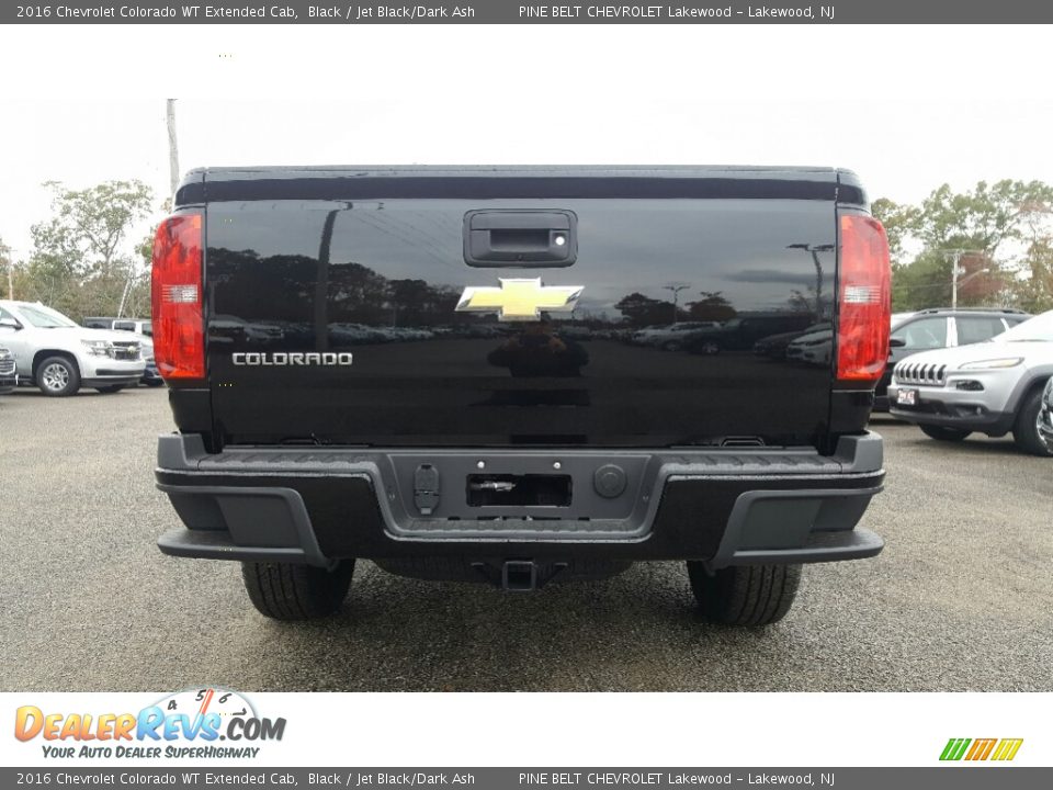 2016 Chevrolet Colorado WT Extended Cab Black / Jet Black/Dark Ash Photo #5