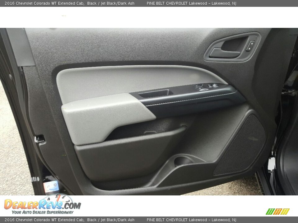 2016 Chevrolet Colorado WT Extended Cab Black / Jet Black/Dark Ash Photo #6