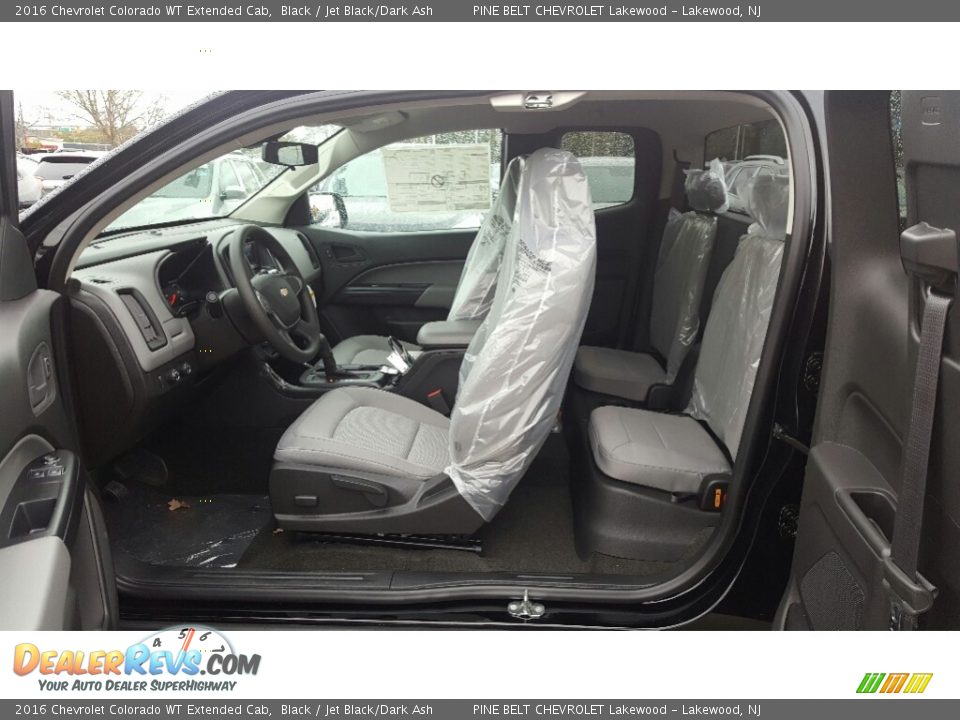 2016 Chevrolet Colorado WT Extended Cab Black / Jet Black/Dark Ash Photo #8