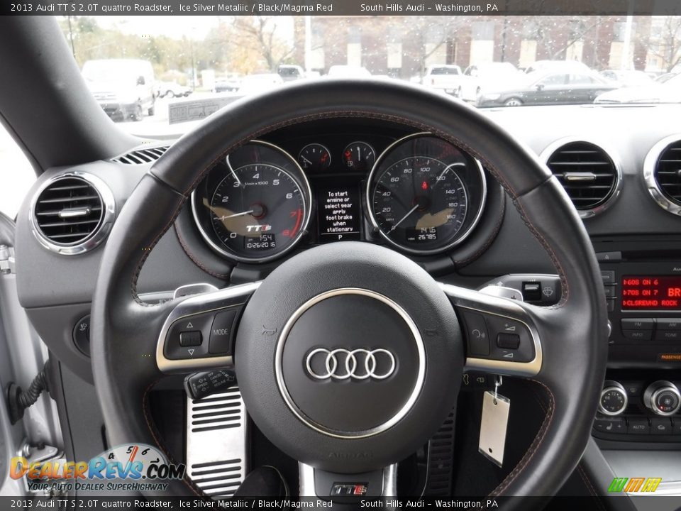 2013 Audi TT S 2.0T quattro Roadster Steering Wheel Photo #28
