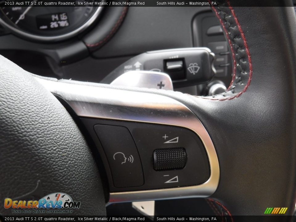 2013 Audi TT S 2.0T quattro Roadster Steering Wheel Photo #30