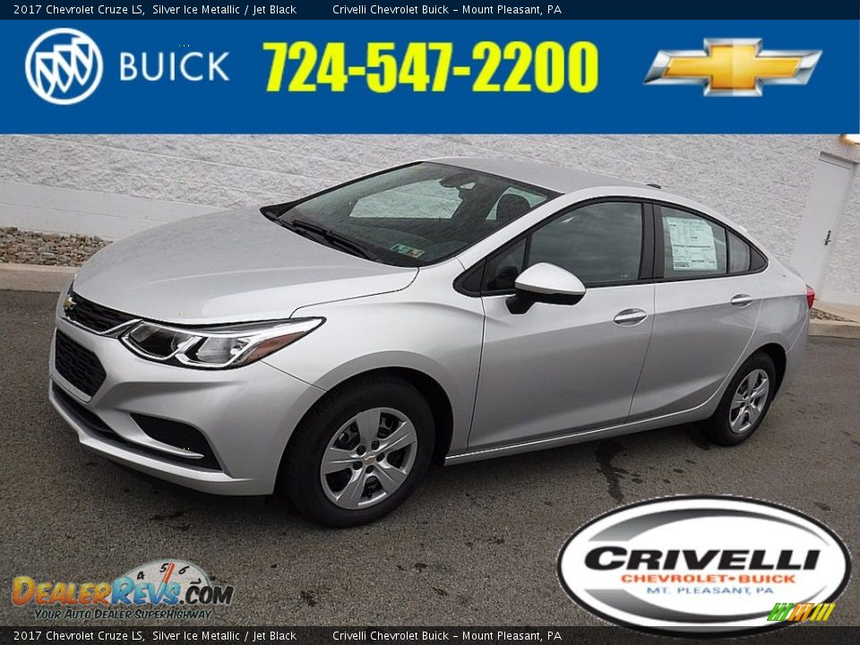 2017 Chevrolet Cruze LS Silver Ice Metallic / Jet Black Photo #1