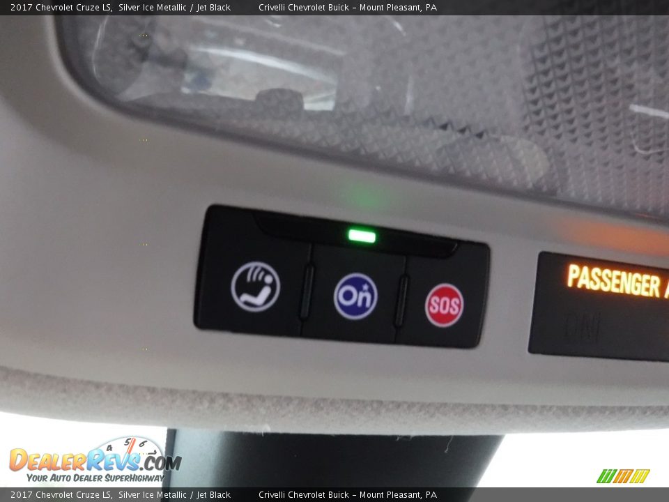 2017 Chevrolet Cruze LS Silver Ice Metallic / Jet Black Photo #15