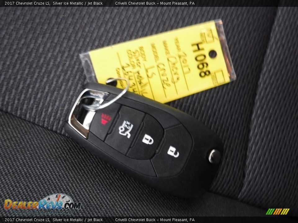 2017 Chevrolet Cruze LS Silver Ice Metallic / Jet Black Photo #19