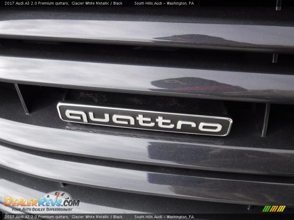2017 Audi A3 2.0 Premium quttaro Glacier White Metallic / Black Photo #8
