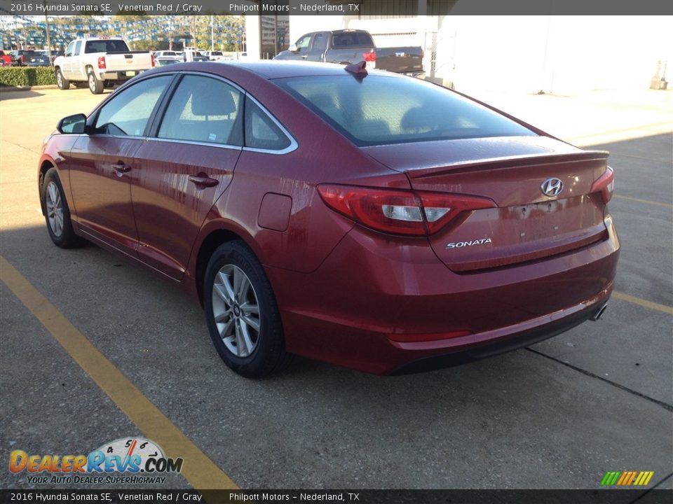 2016 Hyundai Sonata SE Venetian Red / Gray Photo #1