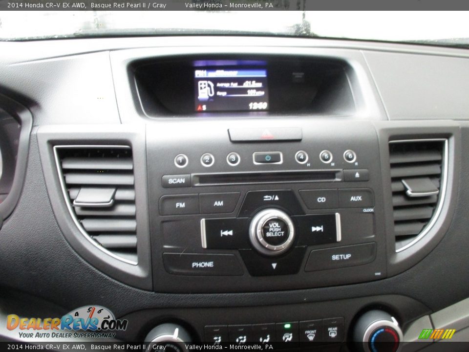 2014 Honda CR-V EX AWD Basque Red Pearl II / Gray Photo #14