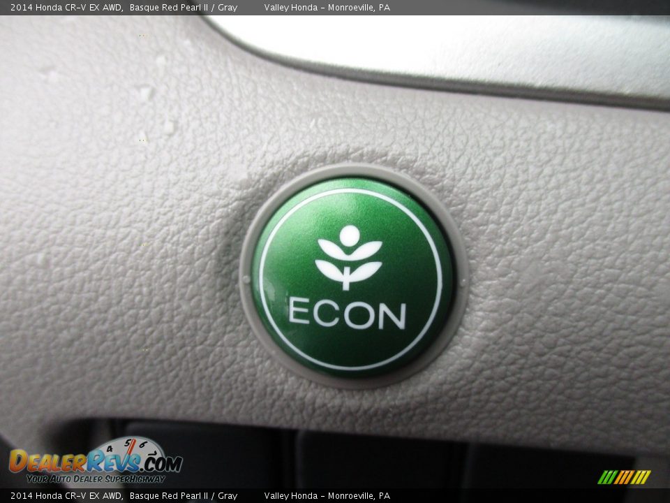 2014 Honda CR-V EX AWD Basque Red Pearl II / Gray Photo #16