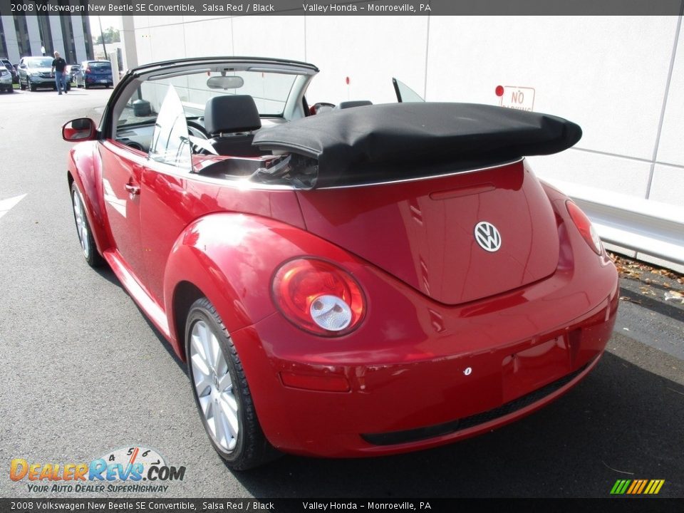 2008 Volkswagen New Beetle SE Convertible Salsa Red / Black Photo #4