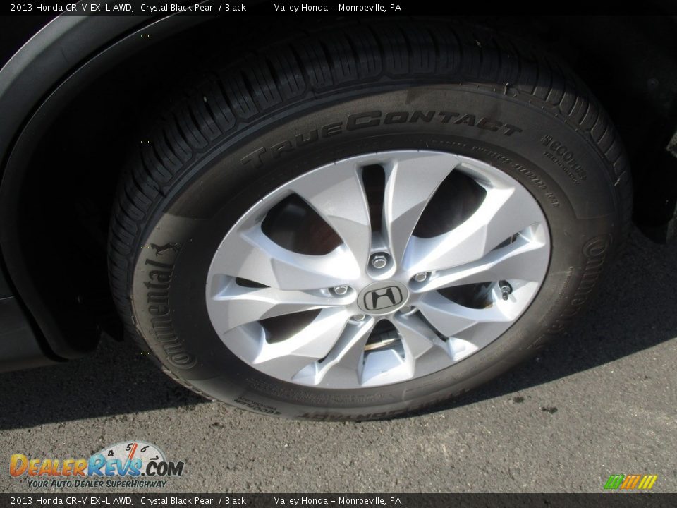 2013 Honda CR-V EX-L AWD Crystal Black Pearl / Black Photo #3
