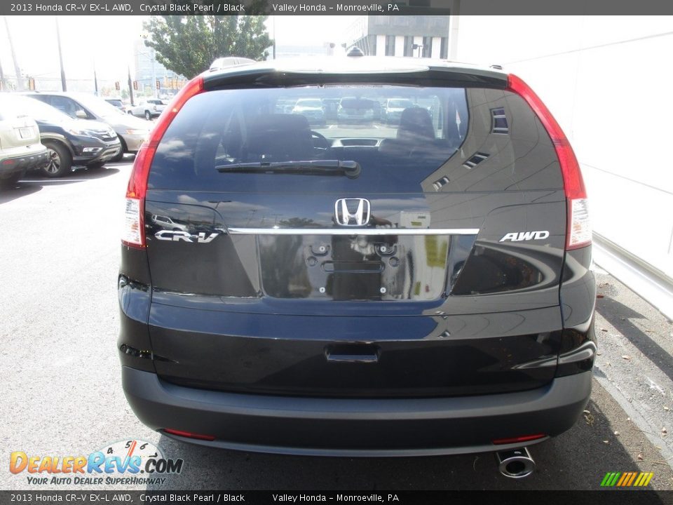 2013 Honda CR-V EX-L AWD Crystal Black Pearl / Black Photo #5