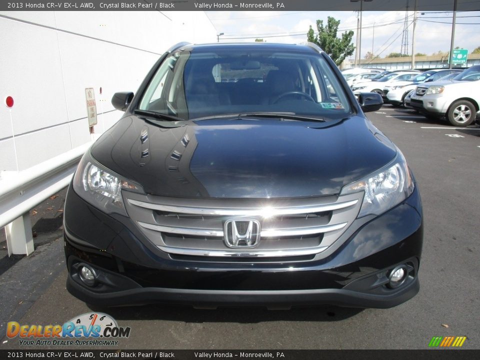 2013 Honda CR-V EX-L AWD Crystal Black Pearl / Black Photo #8