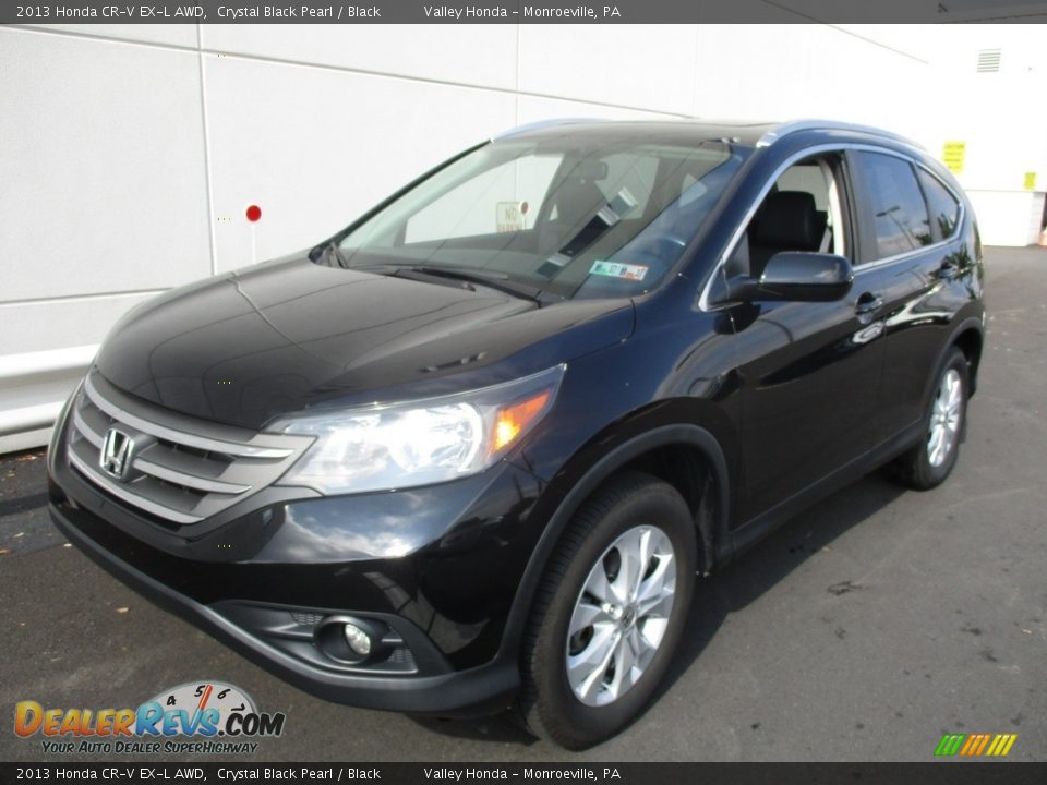 2013 Honda CR-V EX-L AWD Crystal Black Pearl / Black Photo #9