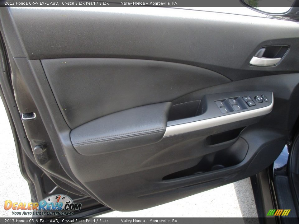 2013 Honda CR-V EX-L AWD Crystal Black Pearl / Black Photo #10