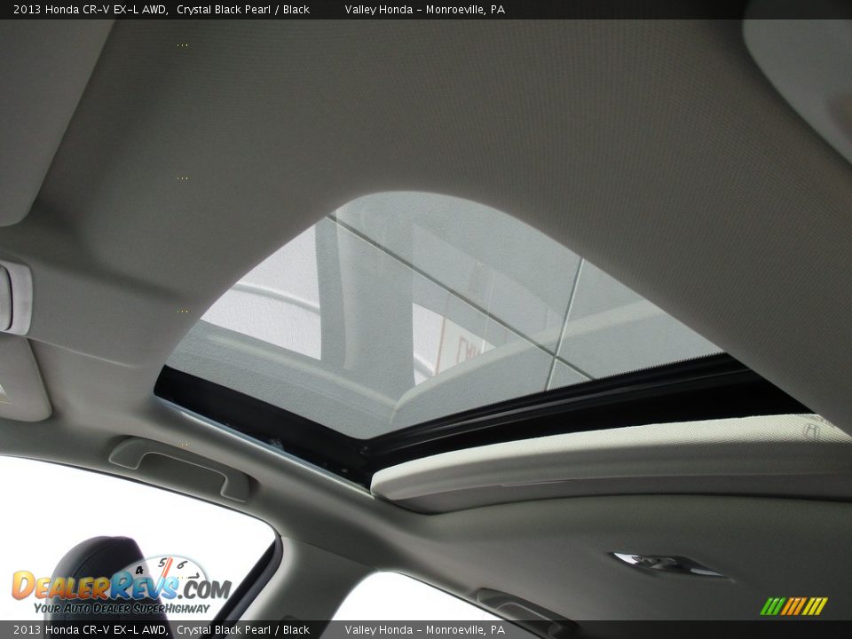 2013 Honda CR-V EX-L AWD Crystal Black Pearl / Black Photo #11