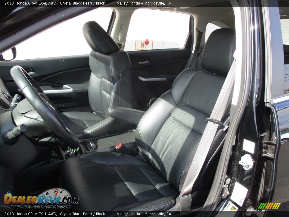 2013 Honda CR-V EX-L AWD Crystal Black Pearl / Black Photo #12