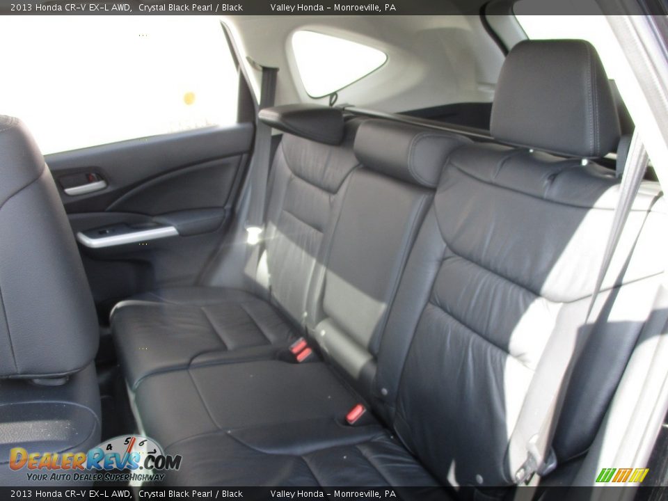 2013 Honda CR-V EX-L AWD Crystal Black Pearl / Black Photo #13