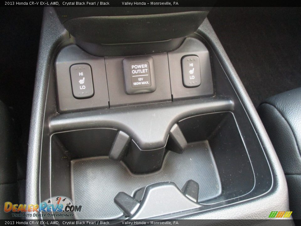 2013 Honda CR-V EX-L AWD Crystal Black Pearl / Black Photo #16